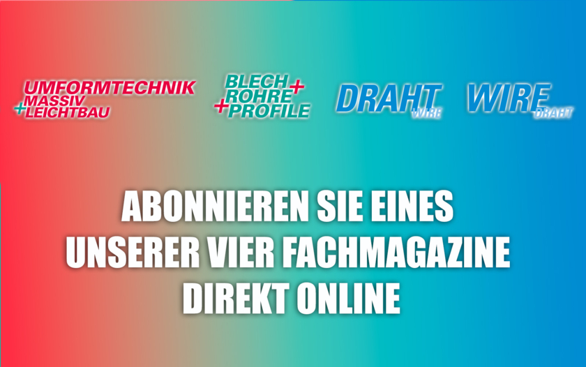 Abonnement Fachmagazine Metall Copyright Meisenbach