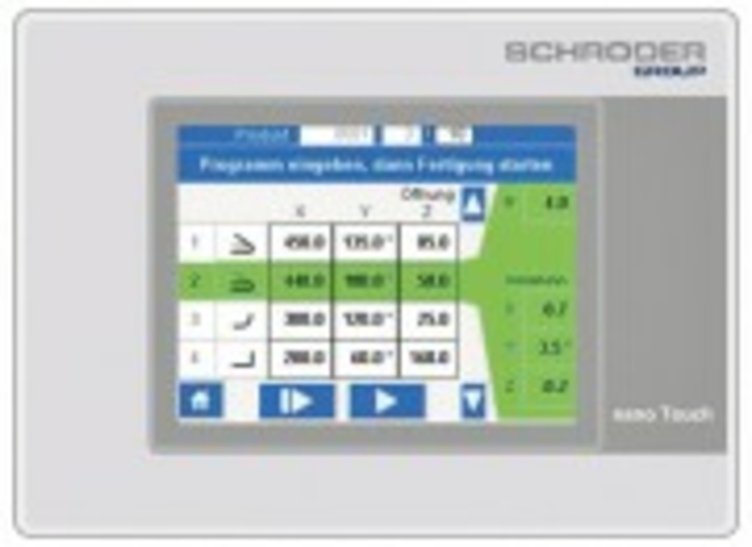 Steuerungssoftware für Schwenkbiegemaschinen