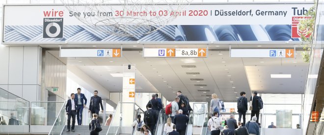 Wire2020_Eingang Copyright Messe Düsseldorf